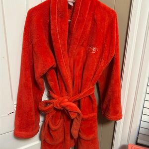 PINK Victoria's Secret Red Plush Robe